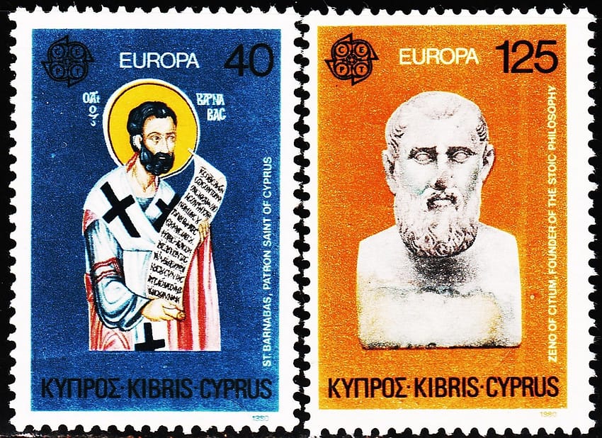 CYPRUS 1980 FAMOUS PEOPLE EUROPA STAMP 2V SET MINT NH STAMPS