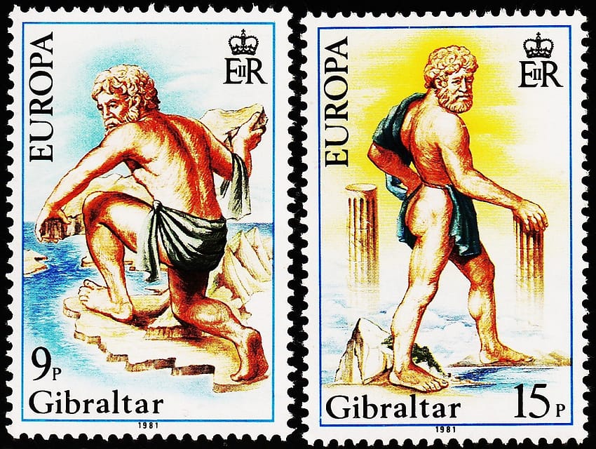 GIBRALTAR 1981 FOLKLORE EUROPA STAMP 2V SET MINT NH STAMPS