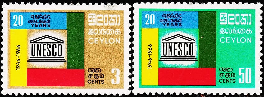 UNESCO MINT STAMPS